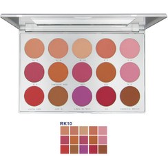 تصویر پالت رژگونه 15 رنگ 