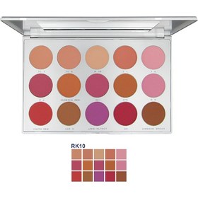 تصویر پالت رژگونه 15 رنگ 