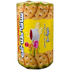 تصویر بیسکویت با آرد جو و شهد توت ساقه طلایی مینو – 170 گرم 