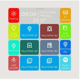 تصویر تاچ پنل Interra iX3 – 4″ KNX White 