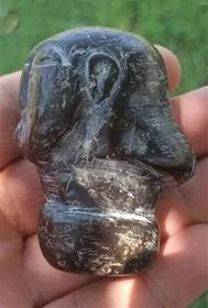 تصویر مجسمه سنگ یشم قدیمی 