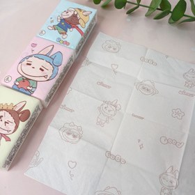 تصویر دستمال کاغذی طرحدار جیبی - دختر 