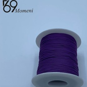 تصویر نخ دستبند 100یاردی رنگ بنفش 