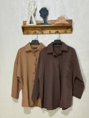 تصویر شومیز مانتویی السا درجه یک رنگ صورتی 