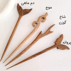 تصویر کانزاشی چوبی شاخ گوزنی کد ۲ 