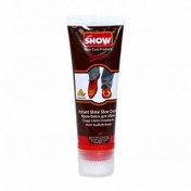 تصویر شو واکس تیوپی چرم قهوه ای 75 میل 