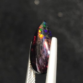 تصویر نگین اپال مشکی اصل سایز 16*10 