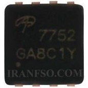 تصویر آی سی لپ تاپ Mosfet Alpha-Omega AON7752-N30V16A DFN3x3 