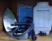 تصویر اتو بخار سرمی سیلور استار 3 لیتری 1600 وات کفی بزرگ اتو سرمی صنعتی سیلور استار 300L کفی بزرگ 1600 وات واقعی