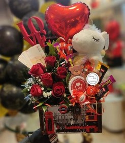 تصویر دسته گل ولنتاین 