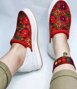 تصویر گیوه طرح همیشه بهار 