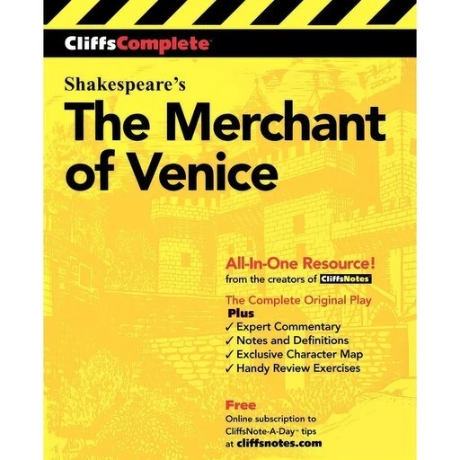 خرید و قیمت کتاب زبان اصلی CliffsComplete The Merchant Of Venice اثر ...