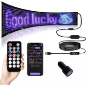 تصویر پنل ماتریکسی LED سایز ۱۳۳در۱۹ سانتی متر 
