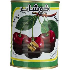 تصویر کمپوت گیلاس خوشاب - 350 گرم بسته 2 عددی 