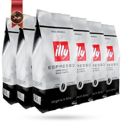 تصویر قهوه ایلی illy مدل اسپرسو دارک رست espresso dark roast یک کیلویی بسته 6 عددی 