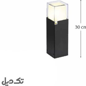 تصویر چراغ چمنی 30 سانتی متری با لامپ شفق مدل رایان 3063 - تک دیل 