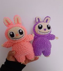 تصویر عروسک لبوبو بافتنی 