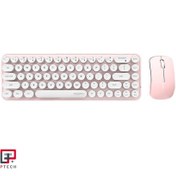 تصویر ماوس و کیبورد بی سیم مافی مدل Mofii I bean pure 