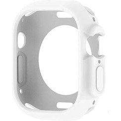 تصویر کاور محافظ سیلیکونی ساعت هوشمند اپل واچ اولترا - سایز 49 میلیمتر - سفید 