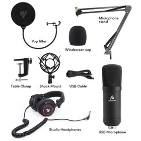 تصویر میکروفون و هدفون ماونو AU-A04H MAONO AU-A04H Condenser Headphone/Microphone