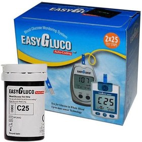 تصویر نوار تست قند خون ایزی گلوکو مدل EASY GLUCO 