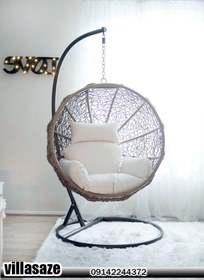 تصویر صندلی آویز ویژه مدل ورد 