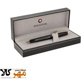 تصویر قلم خودکار تکی رنگ مشکی لاکی گیره زرد SHEAFFER مدل PRELUDE SHEAFFER | PEN | PRELUDE