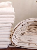 تصویر پارچه پنبه ای شیری عرض ۱ متر 