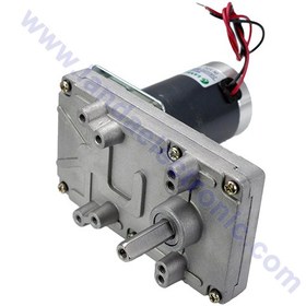 تصویر موتور دی سی گیربکس دار ZGB102FEE (12V 44RPM) 