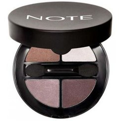 تصویر سایه چشم چهاررنگ مدل لومینوس سیلک نوت 