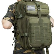 تصویر کوله پشتی تاکتیکال برزنتی 51 لیتری 51 liter canvas tactical backpack