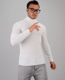 تصویر پلیور یقه اسکی 