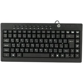 تصویر کیبورد سیم دار مینی طرح اچ پی مدل HP Mini K-600 Mini HP K-600 keyboard