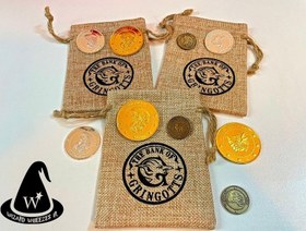 تصویر پک سکه های بانک گرینگوتز هری پاتر 