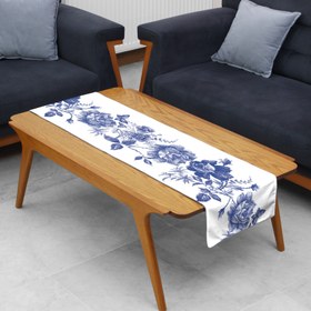 تصویر رانر طرح گل آبی کد R020 