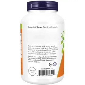تصویر اسپیرولینا ناو 500 میلی گرم 500 عدد Now Natural Spirulina (اصل) 
