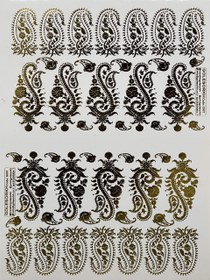 تصویر ترانسفر طلاکوب کد G007 