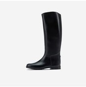 تصویر کفش مردانه زنانه یونیسکس چکمه سوار ضد آب سوارکاری بزرگسالان سیاه مدرسه دکتلون Decathlon 