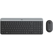 تصویر ماوس و کیبورد بی سیم لاجیتک Logitech Mk470 Slim Combo 