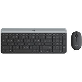 تصویر ماوس و کیبورد بی سیم لاجیتک Logitech Mk470 Slim Combo 