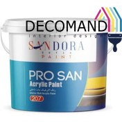 تصویر رنگ اکریلیک مات داخلی پروسان سبز ساندورا کد ۲۰۷ 