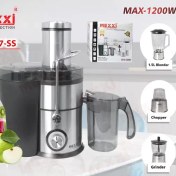 تصویر آبمیوه گیری مکسی مدل MEX-777-SS ۴ کاره ۱۲۰۰ وات 