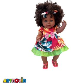 تصویر عروسک سیاه پوست موزیکال 