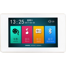 تصویر تاچ پنل صوتی (آمپلی فایر دیواری ) JX400H Audio Touch Panel JX400H