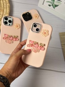 تصویر قاب گوشی Sweet عروسک شیشه ای صورتی برای آیفون Sweet Pink Glass Doll Phone Case for iPhone