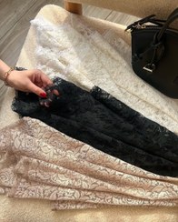 تصویر مینی اسکارف گیپور سه گوش 