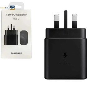 تصویر شارژر دیواری سامسونگ 45 وات مدل EP-TA845 سه شاخه اروپا Samsung EP-TA845 45W Charger