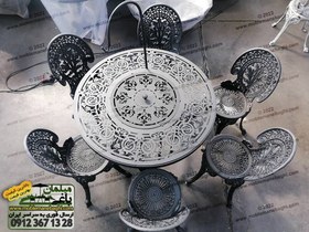 تصویر میز اتشدان گرد 