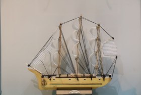 تصویر کشتی چوبی اقتصادی طلایی 