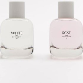 تصویر عطر دو قلو 90 میل زارا white rose zara 